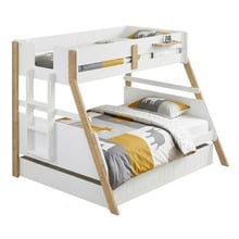 Ethan Single Over Double Bunk Bed with Double Trundle